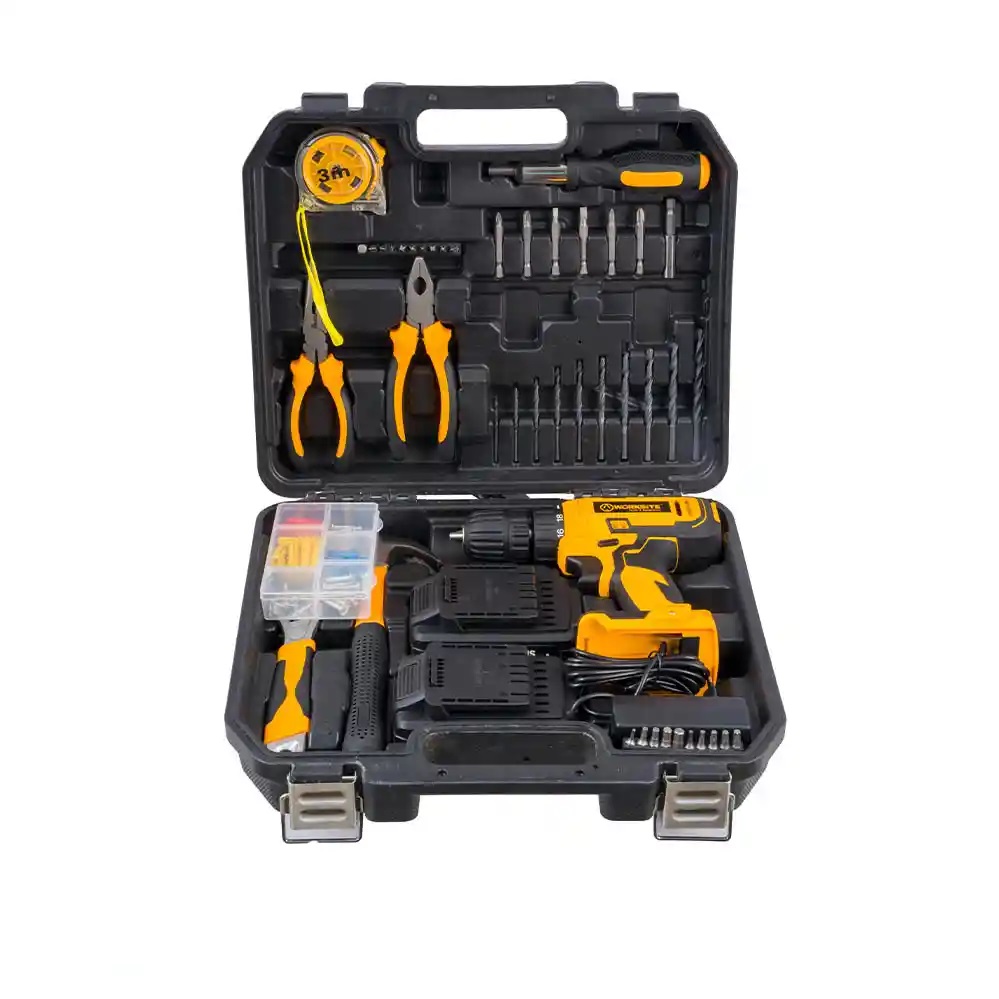 کیت دریل شارژی 20 ولت با لوازم ورک سایت مدل CD332-KIT
